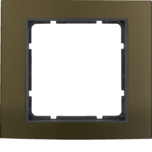 B.3 Ramka 1-krotna, aluminium, brązowy/antracyt Berker 10113001