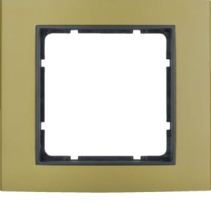 B.3 Ramka 1-krotna, aluminium, złoty/antracyt Berker 10113016