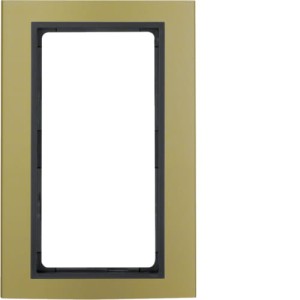 B.3 Ramka z dużym wycięciem aluminium złot/antracyt Berker 13093016