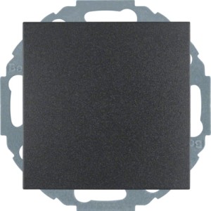 B.X Gniazdo SCHUKO z uziemieniem z pokrywą z przesłonami styków, antracyt Berker 47441606