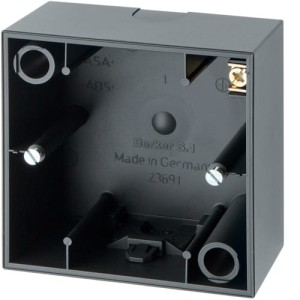 S.1 Puszka natynkowa 1-krotna, antracyt, mat Berker 10419949