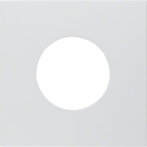 S.1/B.3/B.7 Płytka czołowa do łącznika i sygnalizatora świetlnego E10 biały Berker 11241909