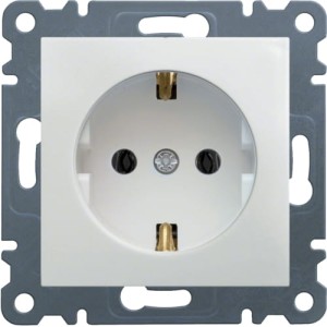 lumina Gniazdo SCHUKO białe Hager WL1050