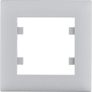 lumina intense Ramka pojedyncza srebrna Hager WL5512