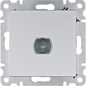 lumina Ściemniacz przyciskowy 60-300W srebrny Hager WL4032