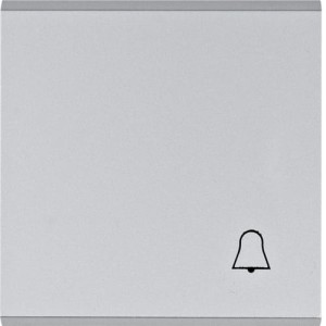 lumina Klawisz z symbolem „Dzwonek” srebrny Hager WL6012