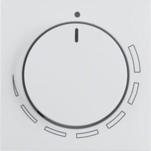 S.1/B.3/B.7 Płytka czołowa pokrętła regulatora do regulatora obrotów, biały Berker 11371929