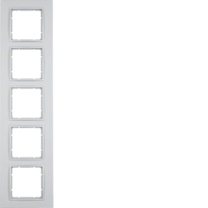 B.7 Ramka 5-krotna, aluminium, mat Berker 10156424
