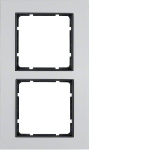 B.7 Ramka 2-krotna, aluminium/antracyt mat Berker 10126904