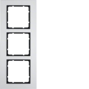 B.7 Ramka 3-krotna, aluminium/antracyt mat Berker 10136904