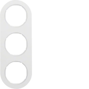 R.classic Ramka 3-krotna, biały, połysk Berker 10132089