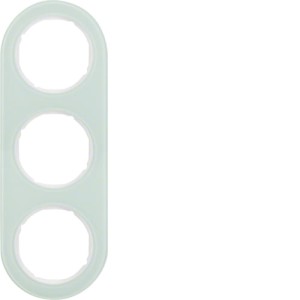 R.classic Ramka 3-krotna, szkło, biały Berker 10132009