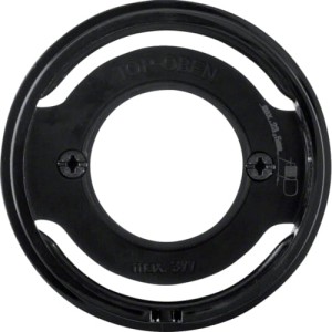 R.1/R.3 Płytka czołowa do sygnalizatora świetlnego E14 czarny Berker 11982045