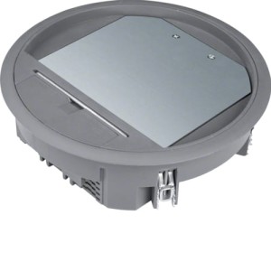tehalit.VE-EE Pokrywa uchylna VR06 fi215 wykładzina 12mm stal szary PA Hager VR06127011