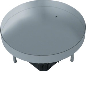 tehalit.VE-EE Pokrywa pełna EKR12 fi306 gres/płytka 23/28mm stal nierdzewna Hager EKR1200BL1