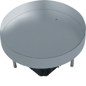 tehalit.VE-EE Pokrywa pełna EKR12 fi306 gres/płytka 38/43mm stal nierdzewna Hager EKR1200BL2