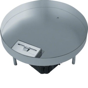 tehalit.VE-EE Pokrywa uchylna EKR12 fi306 gres/płytka 23/28mm stal nierdzewna Hager EKR1200LE1