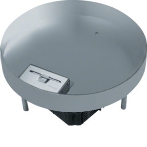 tehalit.VE-EE Pokrywa uchylna EKR12 fi306 gres/płytka 38/43mm stal nierdzewna Hager EKR1200LE2