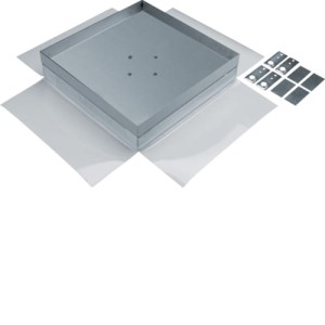 tehalit.VE-EE Puszka podł pełna 20kN folia boczna Q405 28/44mm stal nierdzewna Hager EKSQ405BL