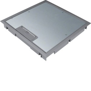 tehalit.VE-EE Pokrywa uchylna płytki montaż Q08 294X294 12mm stal szary PA Hager KDQ08127011