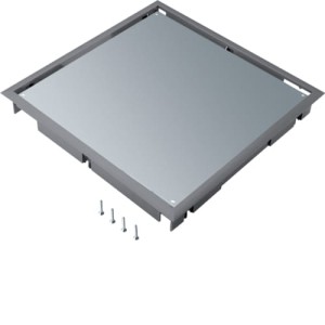 tehalit.VE-EE Pokrywa pełna płytki montaż Q08 294X294 5mm stal szary PA Hager BDQ08057011