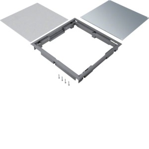 tehalit.VE-EE Pokrywa pełna płytki montaż Q08 294X294 12mm stal szary PA Hager BDQ08127011