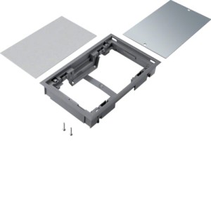 tehalit.VE-EE Pokrywa pełna płytki montaż E04 147X247 8mm stal szary PA Hager BDE04087011