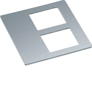 tehalit.VE-EE Płytka montażowa RJ45 19,3X14,8mm aluminium Hager GBVDM012