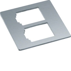 tehalit.VE-EE Płytka montażowa RJ45 19,5X14,8mm aluminium Hager GBVDM032