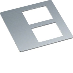 tehalit.VE-EE Płytka montażowa RJ45 21,4X14,8mm aluminium Hager GBVDM052