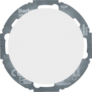 R.classic Ściemniacz obrotowy komfort, biały, obc. R/L/C 20-420 W, LED 3-100 W Berker 29442089