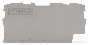 Ścianka końcowa szara  WAGO 2010-1291 