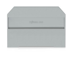 Ścianka końcowa  szara WAGO 282-311 do złączki bezpiecznikowa