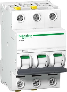 Wyłącznik nadprądowy Acti9 iC60N-C40-3 C 40A 3-biegunowy Schneider A9F04340