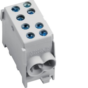 Zacisk rozgałęźny 1-polowy 2x25/2x35mm²/pole 1xL/szary Hager KH35L