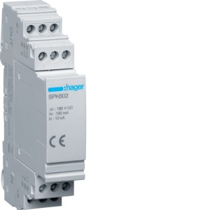 SPD linii 2P DSL ADSL ADSL+ ISDN  Iimp=1kA In=10kA Hager SPK602