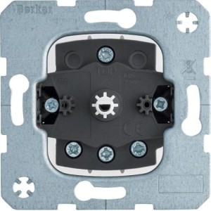 one.platform Łącznik obrotowy 3-pozycyjny z pozycją zerową 0-1-2-3, mechanizm, zaciski śrubowe Berker 386103