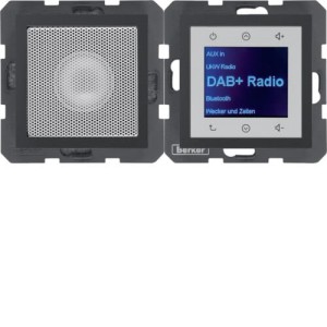 B.x Radio Touch DAB+ z głośnikiem antracyt mat 29801606
