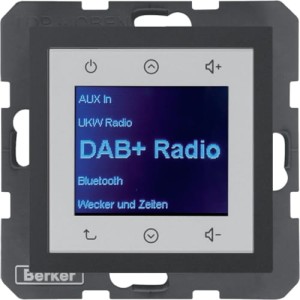 B.x Radio Touch DAB+, Bluetooth antracyt mat 30841606