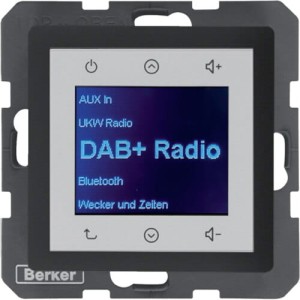Q.x Radio Touch DAB+ antracyt aksamit 29846086