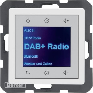 Q.x Radio Touch DAB+, Bluetooth biały aksamit 30846089