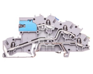 Złączka piętrowa  2,5 mm² NT/L/PE  szara WAGO 2003-7641