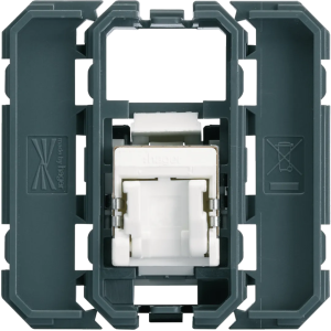gallery Gniazdo informatyczne RJ45 kat 6 FPT, 2M/1M Hager WXF224