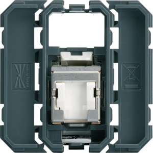 gallery Gniazdo informatyczne RJ45 kat 6A STP, 2M/1M Hager WXF228
