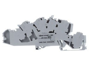 Złączka piętrowa 6 mm2 L/L szara 2005-7642