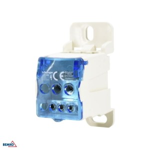 BLOK ROZDZIELCZY 7 ZACISKÓW (IN 6-16mm OUT 4x2,5-6mm 2x2,5-16mm) SCHELINGER A18-UJB-080