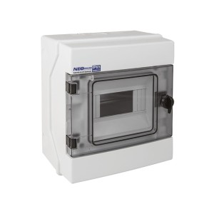 Rozdzielnica hermetyczna NEO RH-6 listwy zaciskowe, wspornik TH35 IK07 1000V DC IP65 Elektroplast 36.6