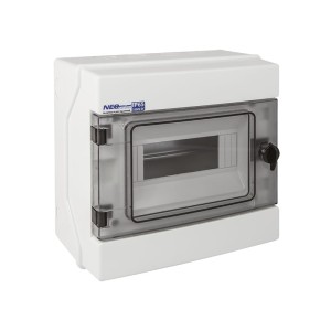 Rozdzielnica hermetyczna NEO RH-8 listwy zaciskowe, wspornik TH35 IK07 1000V DC IP65 Elektroplast 36.8