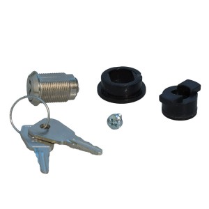 Zamek do Rozdzielnic Hermetycznych RH czarny, metalowy - powtarzalny Elektroplast ZRHP