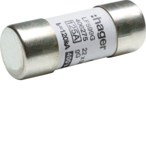 HAGER LF599G Bezpiecznik cylindryczny 22x58 gG 125A